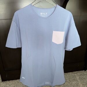 BYLT Basics Light Blue Short Sleeve Tee XL